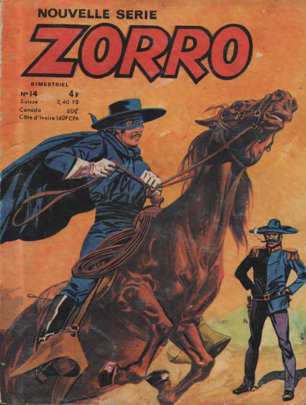 Scan de la Couverture Zorro Nouvelle Serie SFPI n 14